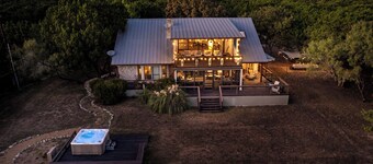 Summer on The Blanco | Hot Tub | Firepit + Views