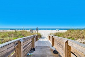 On the beach