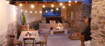 Apartment 'Onos Eco Living Tinos' with Mountain View, Wi-Fi and Air Conditioning