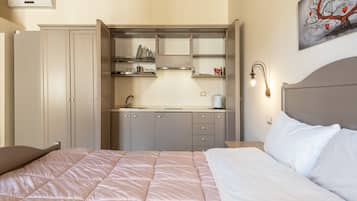 1 室のベッドルーム、アイロン / アイロン台、WiFi (無料)、ベッドシーツ