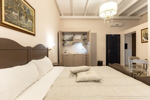 1 makuuhuone, silitysrauta/-lauta, ilmainen Wi-Fi, vuodevaatteet