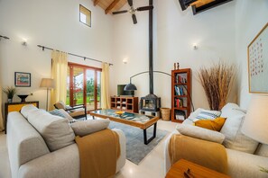 TV, fireplace, table tennis