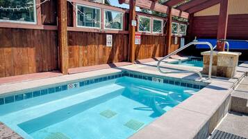 Indoor pool, a heated pool