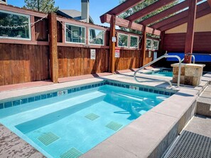 Indoor pool, a heated pool
