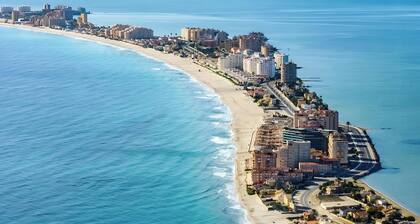 Apartment 'Eurovosa Vistas Al Mar' with Shared Pool, Shared Garden and Air Conditioning