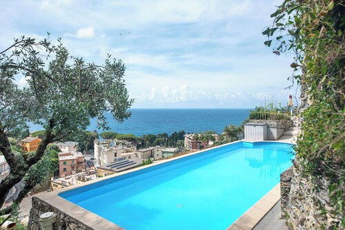 Appartement 'Agriturismo Le Pale - Giuli 2' avec vue sur la mer, Wi-Fi et climatisation