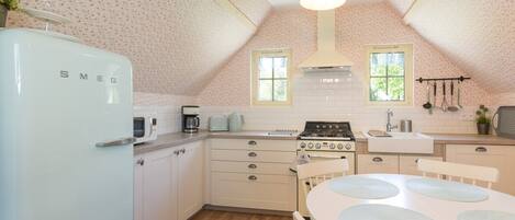 KĂŒhlschrank, Mikrowelle, Ofen, Herdplatte