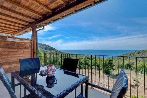Farmhouse 'Amandolo - Gorgona' with Sea View, Wi-Fi and Air Conditioning