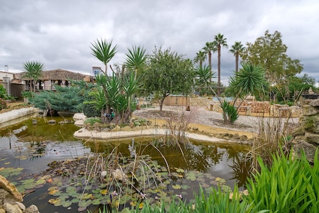 Property grounds. Villa 'Santa Ana' with Private Pool, Wi-Fi and Air Conditioning