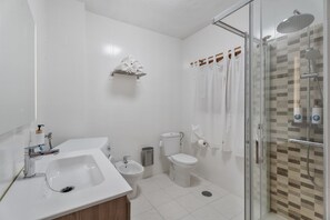 Douche, sèche-cheveux