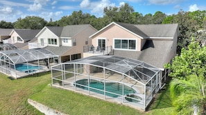 Exterior - Spacious 5-bedroom house with pool, spa, and firework view in Davenport, FL (Davenport)
