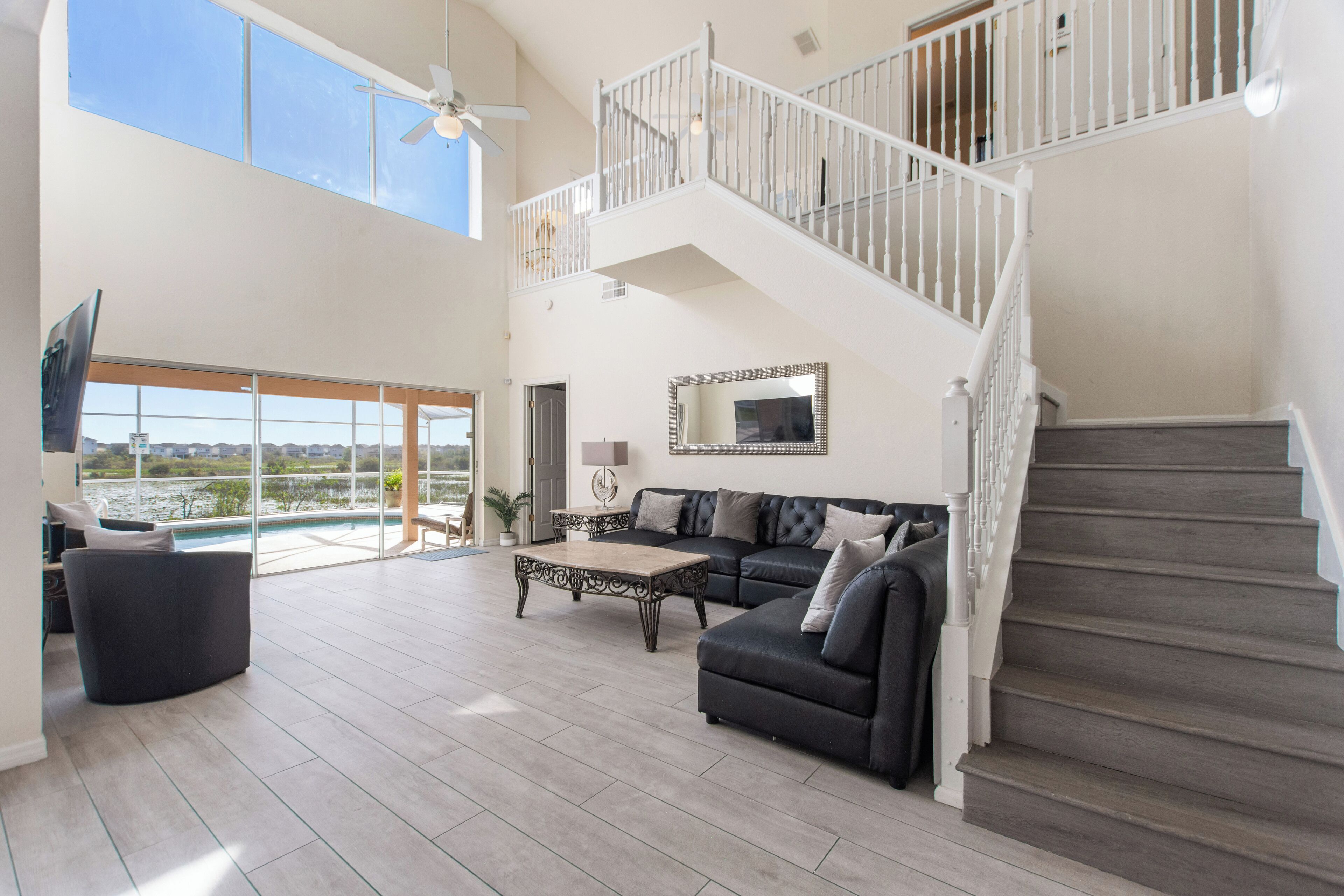 Smart TV, table football, ping pong