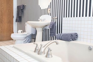 Hair dryer, towels