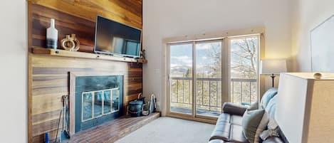 TV, fireplace, table tennis