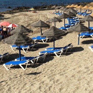 On the beach