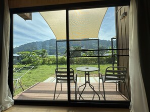 Duplex design, para não fumantes, cozinha americana | Vista para a montanha
