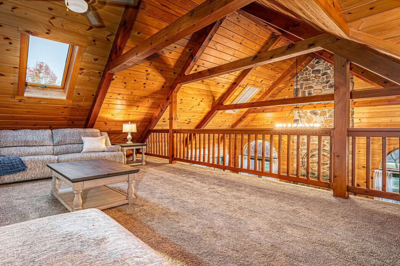 Fireplace, table football, ping pong, books