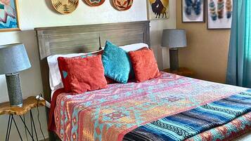 2 bedrooms, iron/ironing board, travel crib, free WiFi