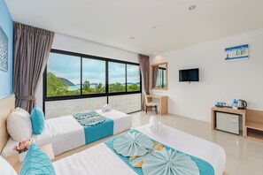 Deluxe Double or Twin Room, Ocean View | Beach/ocean view - De Blue Sea Rawai (Rawai)