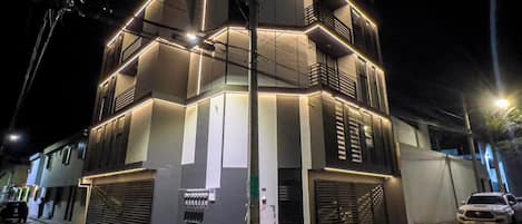 Front of property - evening/night