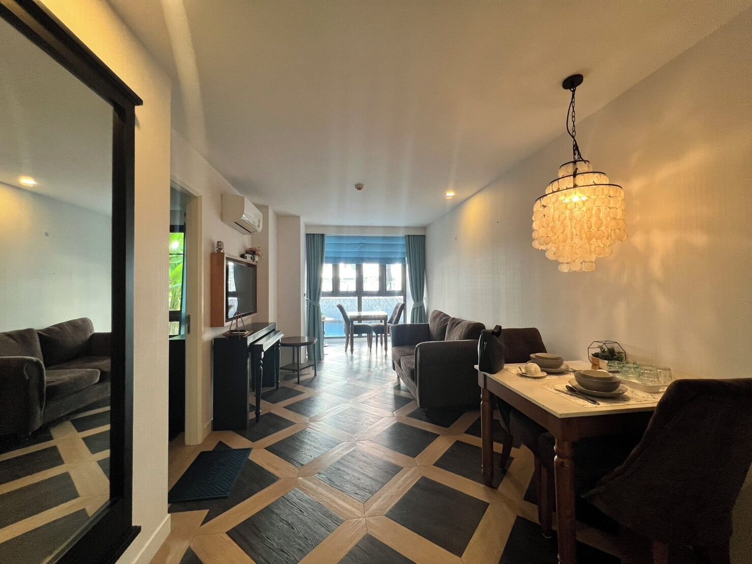 Appartement Deluxe, 1 grand lit, rez-de-chaussée