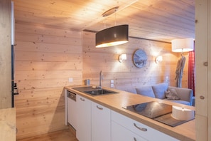 Comfort-Apartment, Nichtraucher, Bergblick | Wohnbereich