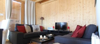 Chalet mitoyen 8 pers. sur 3 niveaux, animaux admis
