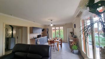 Télévision, cheminée