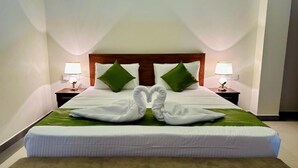 Chambre Deluxe double, 1 chambre, balcon, vue sur la ville