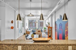 Interior - Lofts on E4th | Walk to Sports | 2Kings + Sleeps 8 (Cleveland)