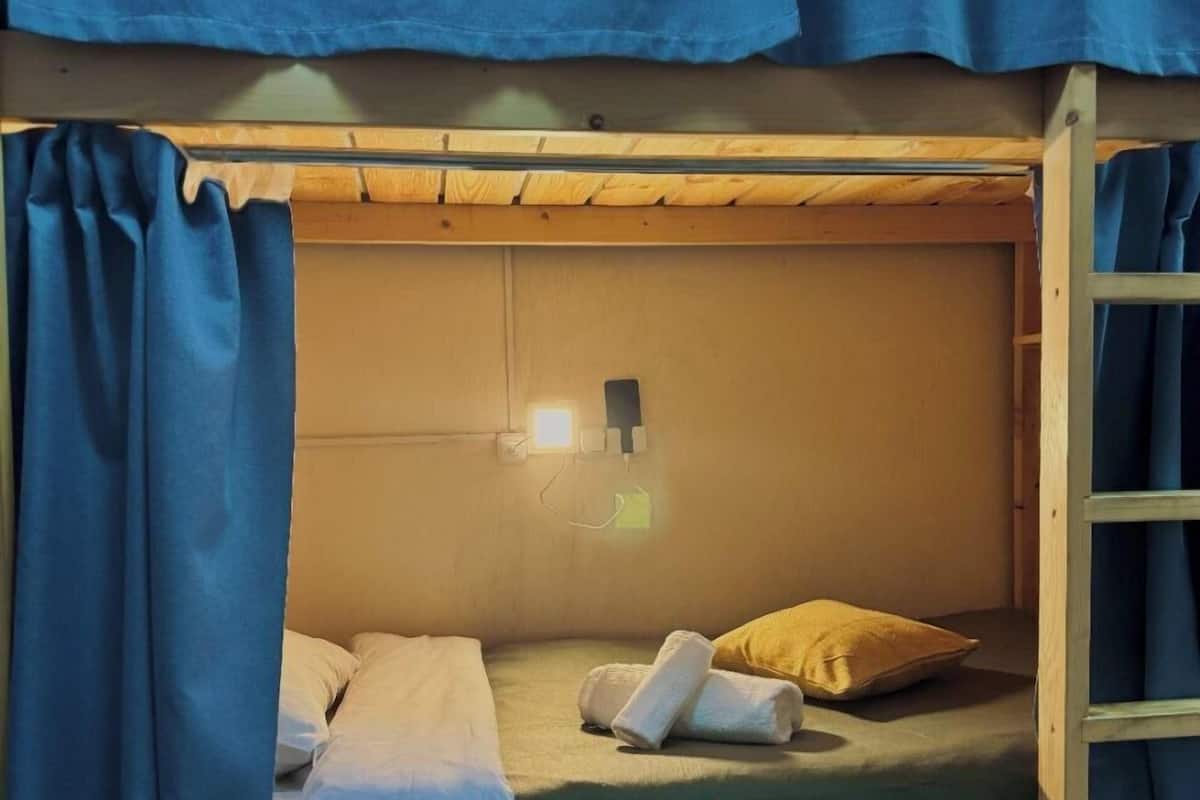 Basic Cabin | 2 bedrooms, desk, laptop workspace, blackout curtains