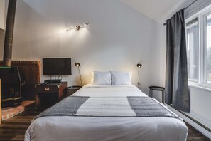 1 غرفة نوم وواي فاي وملاءات أسرّة