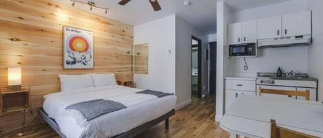 1 室のベッドルーム、WiFi、ベッドシーツ