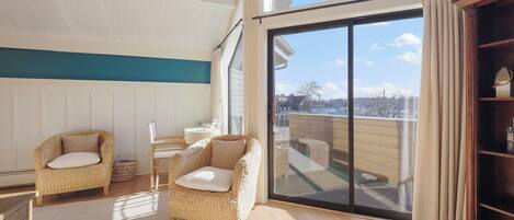 Smart TV, DVD player, books