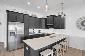 Fridge, microwave, oven, stovetop - Outdoor Pool | West Beach | Little Lagoon (Gulf Shores)