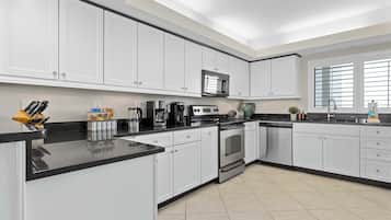 Condo, Multiple Beds, Balcony, Ocean View (Shipwatch Surf & Yacht Club D502) | Private kitchen | Fridge, microwave, oven, stovetop