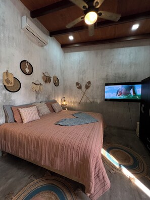 2 bedrooms, iron/ironing board, WiFi, bed sheets - El Tunco Villa OYA no 3 with private pool (El Tunco, san Alfonso)