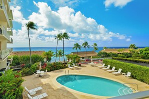 Pool - Ocean View, Stunning Sunsets from Sunset Kahili 205 (Po'ipu)