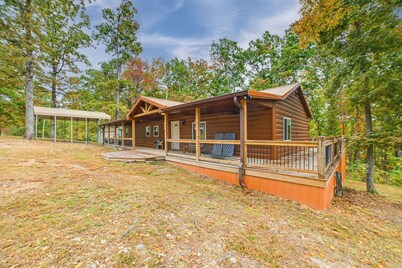 Walk to Lake: Dover Cabin w/ Views & Porch