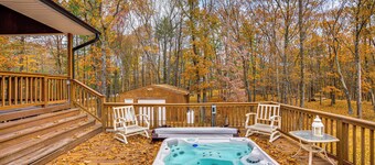 Private Hot Tub on 10 Acres: Cozy Catskill Getaway