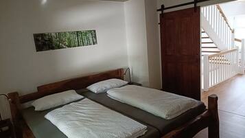 1 bedroom, travel crib, WiFi, bed sheets