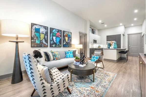 Smart TV - Landing | Modern 2BD, Clubhouse, Pool (McKinney)