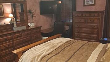 1 chambre, fer et planche Ă repasser, Wi-Fi, draps fournis