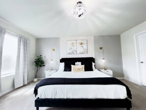 5 bedrooms, iron/ironing board, travel cot, WiFi