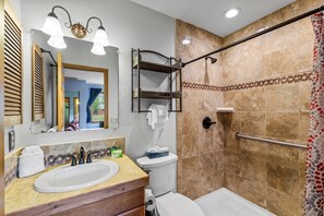 Shower, towels