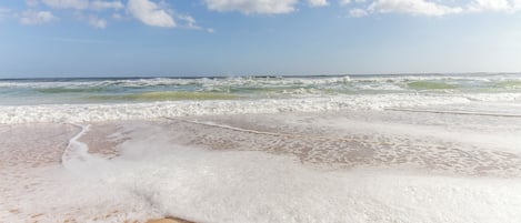 En la playa