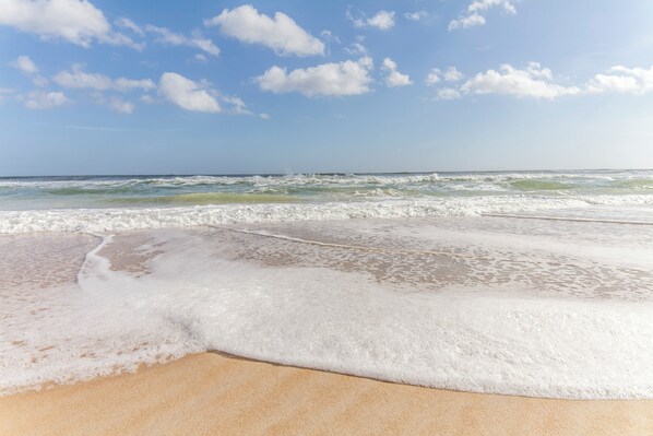 On the beach