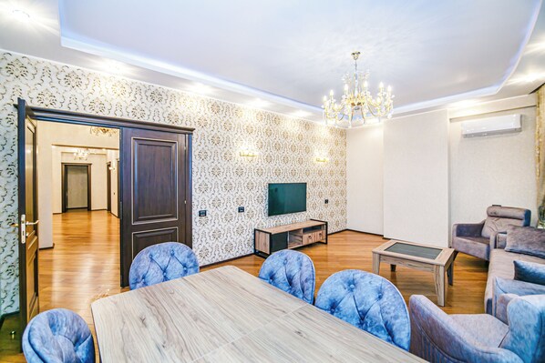 Premium Condo | Living area - Azure by residences (Baku)