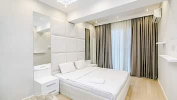 Apartamento familiar | Ropa de cama de alta calidad y escritorio