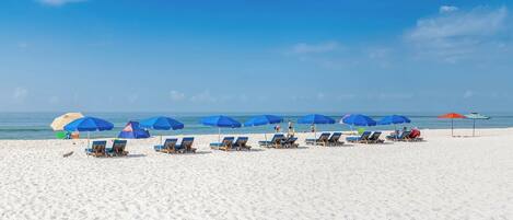 Accommodatie ligt op het strand